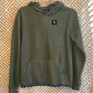 Abercrombie & Fitch Olive Green Kids Hoodie